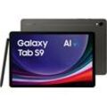 Samsung Galaxy Tab S9 WiFi Tablet (11", 256 GB, Android, AI-Funktionen), schwarz