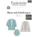 Fadenkäfer Schnitt "Blazer mit Schalkragen" für Damen