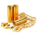 Luftschlangen "Metallic", gold, 3 Stück