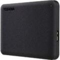 Toshiba 2 TB Festplatte Tragbar extern Canvio Advance USB 3.2 Gen 1 Schwarz