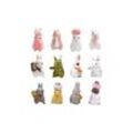 Amirror Smart Ug - Miniatur-Kaninchen-Ornament12, Mini-Kaninchen-Figur, Mini-Kaninchen-Dekoration, Hasenspielzeug für Osterdekoration, Hasenfiguren,