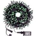 Amirror Smart Ug - 108ft Weihnachtslichterkette, 300 led Lichterketten, 8 Modi, Plug-in, Party, Hof, Garten, Grün
