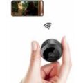 Mini-Kamera WIFI-Netzwerk-Kamera Ultralompact Wireless-IP-Kamera 1080p mit Bewegungserkennung Nachtsichtkameras, Nanny Baby-Haustier-Cam für iPhone /