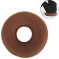 Aufblasbares Donut-Kissen/Donut-Kissen mit Pumpe und Reisetasche – Lordosenstütze für Hämorrhoiden, Schwangerschaft, Steißbeinschmerzen, Verwendung