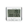Feuchtigkeit Messgerät, multifunktionale Temperatur Luftfeuchtigkeit & ein Grab Zuhause mit Saugnapf Digitaler LCD-Monitor Innenthermometer mit min /