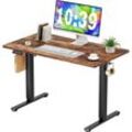 Joeais - Schreibtisch Höhenverstellbarer Gaming Tisch - 140 x 60cm Standing Desk Table - Tisch Höhenverstellbar - Gaming Desk Height Adjustable Desk