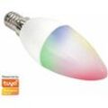 Wi-Fi Smart LED-Lampe SH0119, Kerze, E14, 350 lm, 4 w, ww, kw + rgb - Logilink