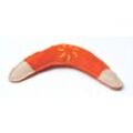 Aumüller - Hundespielzeug aus Leder - Boomerang, orange