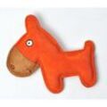 Aumüller - Hundespielzeug aus Leder - Esel, orange