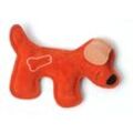 Aumüller - Hundespielzeug aus Leder - Hund, orange