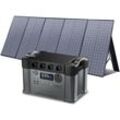 Power Station 1500Wh 2400W Solar Generator with 400W Solar Panel for Emergency Outdoor Allpowers S2000 pro