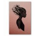 40x60cm Black Lives Matter Wandbild Schwarz Wanddeko Boho Deko - Say Her Name - Kupfer Optik