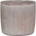 Solido Linea, Blumentopf aus Keramik, Farbe: Seashell, 21,2 cm Durchmesser, 19,3 cm hoch, 5,6 l Vol. - Seashell - Scheurich