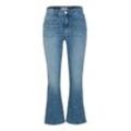 Rich & Royal 5-Pocket-Jeans Kick flare embroidered blue denim