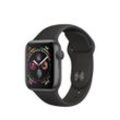 Apple Watch (Series 4) 2018 GPS + Cellular 40 mm - Rostfreier Stahl Schwarz - Sportarmband Schwarz