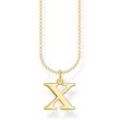 Kette Buchstabe X gold