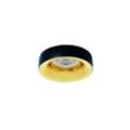 Kanlux Einbaurahmen ELNIS Ø98mm Einbau-Downlight für GU10 oder GU5.3 - schwarz / gold L