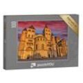 puzzleYOU Puzzle Imposanter Dom in Trier im Sonnenuntergang