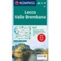 Kompass Karte Nr. 105 Lecco, Valle Brembana 1: 50.000