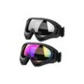 Skibrille Skibrille Snowboardbrille, Schneemobil Motorradbrille Skibrille Schutzbrille Linse Anti-Staub, UV-Schutz, Motorradbrille für Kinder, Jungen