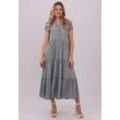 YC Fashion & Style Sommerkleid Sommerliches Viskosekleid mit floralem Muster Alloverdruck