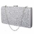 Funkelnde Clutch - Silber