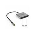 INCA Typ-C-Hub X4 Dual HDMI 4K@30 Hz+ USB-C Adapter USB-Adapter