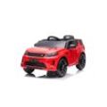Chipolino Kinder Elektroauto Land Rover Discovery SUV Fernbedienung, EVA-Reifen rot