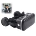 Zerone VR-Headset 3D-Brille Virtual-Reality-Headset für VR-Spiele 3D-Filme Virtual-Reality-Brille (passend für 8