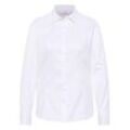 Cover Shirt Bluse in weiß unifarben, weiß, 40