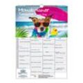 Seelenzauber Familienkalender Tierzauber Funny Dogs Familien Planer Kalender für 2025 DIN A3 Hunde