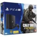 PlayStation 4 Pro 1000GB - Schwarz + Call of Duty: WWII