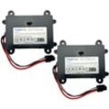 2x Trade-shop Li-Ion Akku 18V / 2500mAh / 45Wh für viele Bosch Indego Rasenmäher Mähroboter ersetzt f 016 104 898, F016104898, F016L69176