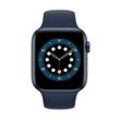 Apple Watch (Series 6) 2020 GPS 44 mm - Aluminium Blau - Sportarmband Mitternachtsblau
