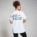 FIBO Oversized Move Club T-Shirt – Weiß - S-M
