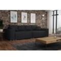 Fun Möbel Big-Sofa Megasofa Couchgarnitur REGGIO in Stoff Poso mit Schlaffunktion