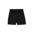 TOM TAILOR DENIM Damen Paperbag-Shorts mit TENCEL(TM) Lyocell, schwarz, Gr. XL