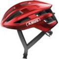 Fahrradhelm ABUS "POWERDOME" Helme Gr. L Kopfumfang: 57 cm - 61 cm, rot Fahrradhelme für Erwachsene