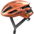Fahrradhelm ABUS "POWERDOME MIPS" Helme Gr. L Kopfumfang: 57 cm - 61 cm, orange Fahrradhelme für Erwachsene