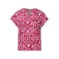 Street One Shirtbluse, Split-Neck, für Damen, pink, 36