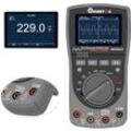 Mustool MDS8207 Verbessertes 2-in-1-Digital-40-MHz-200-Mps/s-AUTO-Oszilloskop One Key osc 6000 Zählt True RMS-Multimeter dmm