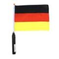 Luna24 Fahne Deutschland-Fahne mit Nationalhymne batteriebetrieben
