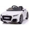 Elektro-Kinderauto Audi tt rs Kinderauto 2x6V4AH MP3 Power Display Weiß