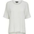SELECTED FEMME T-Shirt, Seitenschlitze, für Damen, weiß, L