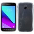 Samsung Galaxy Xcover 4 G390F // Silikon Hülle Tasche Zubehör Gummi Bumper Schale Schutzhülle Zubehör in Transparent@ cofi1453® - Transparent