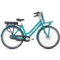 E-Bike ADORE "Cantaloupe" E-Bikes Gr. 49 cm, 28 Zoll (71,12 cm), blau E-Bikes Pedelec, Elektrofahrrad für Damen u. Herren, Cityrad