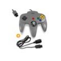 EAXUS Gamepad für Nintendo 64 in Schwarz/Grau Controller (1 St.