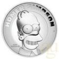 2 Unzen Silbermünze Tuvalu The Simpsons - Homer Simpson 2021 - polierte Platt...