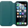 Apple-Folio Hülle iPhone 11 Pro - Leder Blau