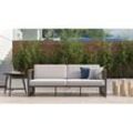 Garten Couch 2-Sitzer YACHT Outdoor Gartensofa Sofa - Grau